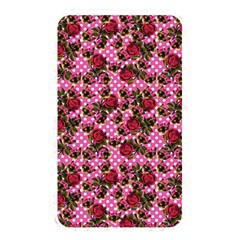 Lazy Cat Floral Pattern Pink Polka Memory Card Reader (rectangular) by snowwhitegirl