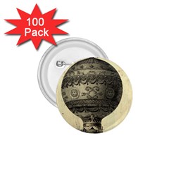 Vintage Air Balloon 1 75  Buttons (100 Pack)  by snowwhitegirl