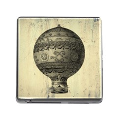 Vintage Air Balloon Memory Card Reader (square 5 Slot) by snowwhitegirl