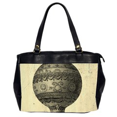 Vintage Air Balloon Oversize Office Handbag (2 Sides) by snowwhitegirl