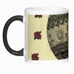 Vintage Air Balloon With Roses Morph Mugs by snowwhitegirl