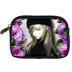 Doll Floral Digital Camera Leather Case by snowwhitegirl