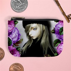 Doll Floral Mini Coin Purse by snowwhitegirl