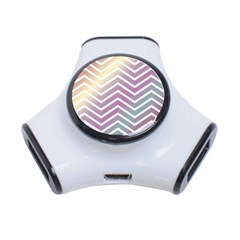 Ombre Zigzag 01 3-port Usb Hub