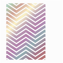 Ombre Zigzag 01 Small Garden Flag (two Sides) by snowwhitegirl