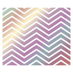 Ombre Zigzag 01 Double Sided Flano Blanket (small)  by snowwhitegirl