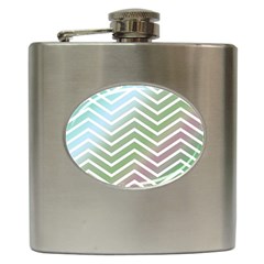 Ombre Zigzag 02 Hip Flask (6 Oz)