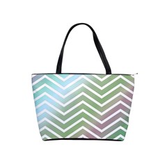 Ombre Zigzag 02 Classic Shoulder Handbag by snowwhitegirl