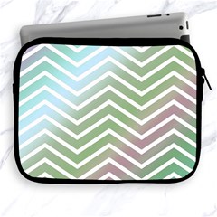 Ombre Zigzag 02 Apple Ipad 2/3/4 Zipper Cases by snowwhitegirl