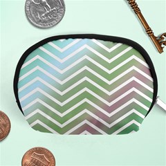 Ombre Zigzag 02 Accessory Pouch (medium) by snowwhitegirl