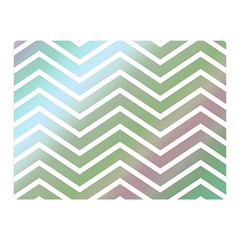 Ombre Zigzag 02 Double Sided Flano Blanket (mini)  by snowwhitegirl