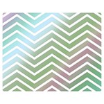 Ombre Zigzag 02 Double Sided Flano Blanket (Medium)  60 x50  Blanket Front