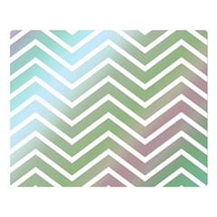 Ombre Zigzag 02 Double Sided Flano Blanket (large)  by snowwhitegirl