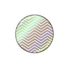 Ombre Zigzag 03 Hat Clip Ball Marker