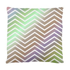 Ombre Zigzag 03 Standard Cushion Case (one Side) by snowwhitegirl