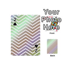 Ombre Zigzag 03 Playing Cards 54 (mini) 