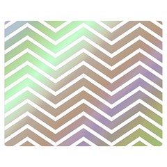 Ombre Zigzag 03 Double Sided Flano Blanket (medium)  by snowwhitegirl