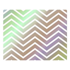 Ombre Zigzag 03 Double Sided Flano Blanket (large)  by snowwhitegirl