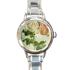 Peony 2507643 1920 Round Italian Charm Watch by vintage2030