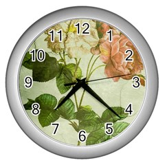 Peony 2507643 1920 Wall Clock (silver)