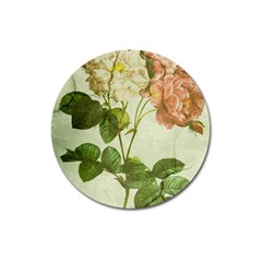 Peony 2507643 1920 Magnet 3  (round) by vintage2030