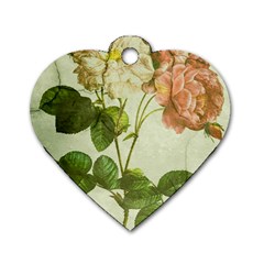 Peony 2507643 1920 Dog Tag Heart (two Sides) by vintage2030