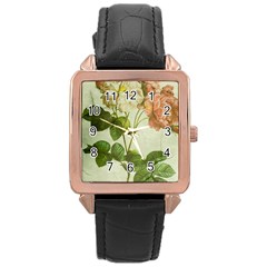 Peony 2507643 1920 Rose Gold Leather Watch  by vintage2030