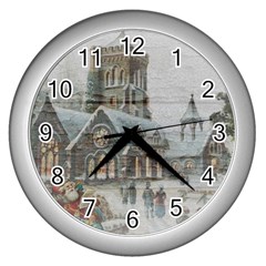 Santa Claus 1845749 1920 Wall Clock (silver) by vintage2030