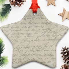 Handwritten Letter 2 Ornament (star) by vintage2030