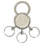 Handwritten Letter 2 3-Ring Key Chains Front