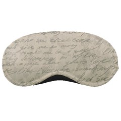 Handwritten Letter 2 Sleeping Masks by vintage2030