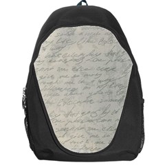 Handwritten Letter 2 Backpack Bag by vintage2030