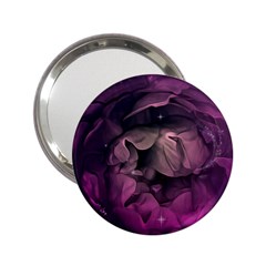 Wonderful Flower In Ultra Violet Colors 2 25  Handbag Mirrors by FantasyWorld7