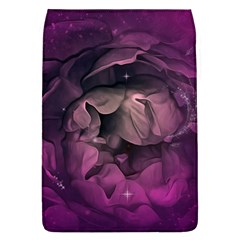 Wonderful Flower In Ultra Violet Colors Removable Flap Cover (l) by FantasyWorld7