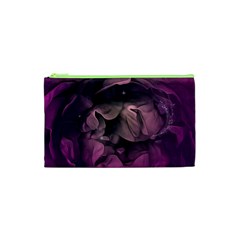 Wonderful Flower In Ultra Violet Colors Cosmetic Bag (xs) by FantasyWorld7