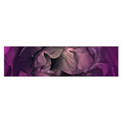 Wonderful Flower In Ultra Violet Colors Satin Scarf (oblong) by FantasyWorld7