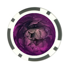 Wonderful Flower In Ultra Violet Colors Poker Chip Card Guard (10 Pack) by FantasyWorld7