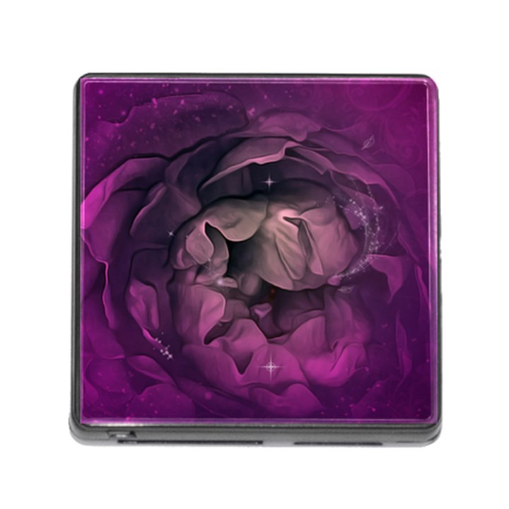 Wonderful Flower In Ultra Violet Colors Memory Card Reader (Square 5 Slot)