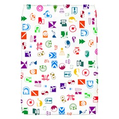 Colorful Abstract Symbols Removable Flap Cover (s) by FunnyCow