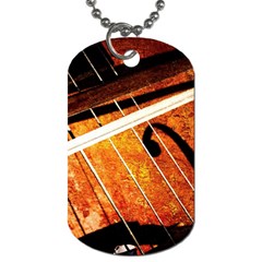 Cello Performs Classic Music Dog Tag (one Side) by FunnyCow