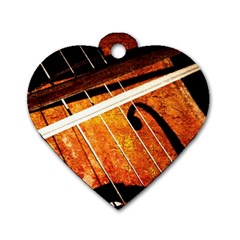 Cello Performs Classic Music Dog Tag Heart (two Sides) by FunnyCow