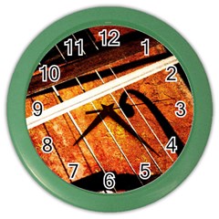 Cello Performs Classic Music Color Wall Clock by FunnyCow