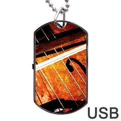 Cello Performs Classic Music Dog Tag Usb Flash (two Sides) by FunnyCow