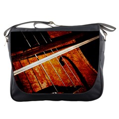 Cello Performs Classic Music Messenger Bag by FunnyCow