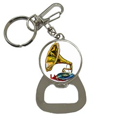 Vintage Gramophone Bottle Opener Key Chains by FunnyCow