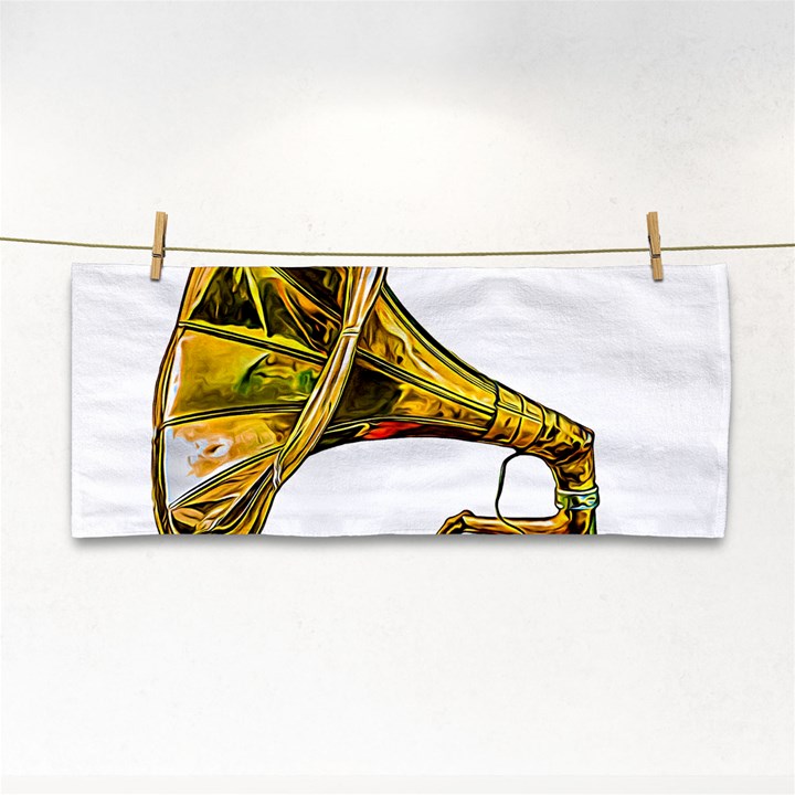 Vintage Gramophone Hand Towel