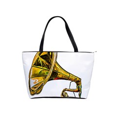 Vintage Gramophone Classic Shoulder Handbag by FunnyCow