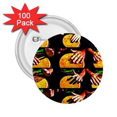 Drum Beat Collage 2 25  Buttons (100 Pack)  by FunnyCow