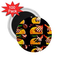 Drum Beat Collage 2 25  Magnets (100 Pack)  by FunnyCow