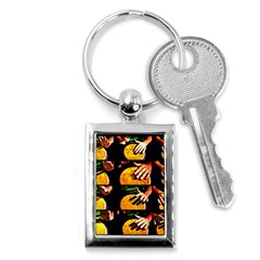 Drum Beat Collage Key Chains (rectangle)  by FunnyCow